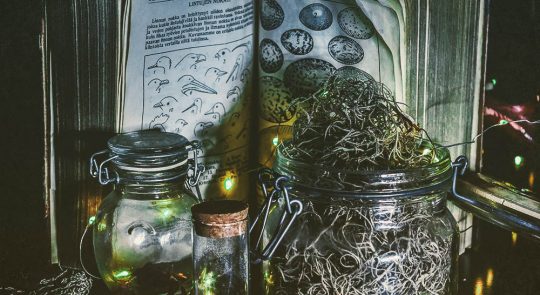 Spanish moss in a jar for a curse Spanish moss in a jar for a curse